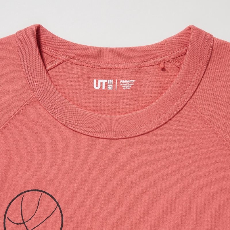 Uniqlo Retro Peanuts Ut Oversized Short-sleeve Graphic T-shirt Herr Orange | 5628144