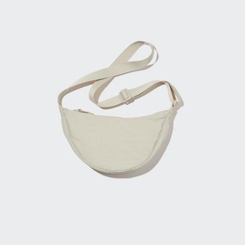 Uniqlo Round Mini Crossbody Väska Dam Vita | 273646