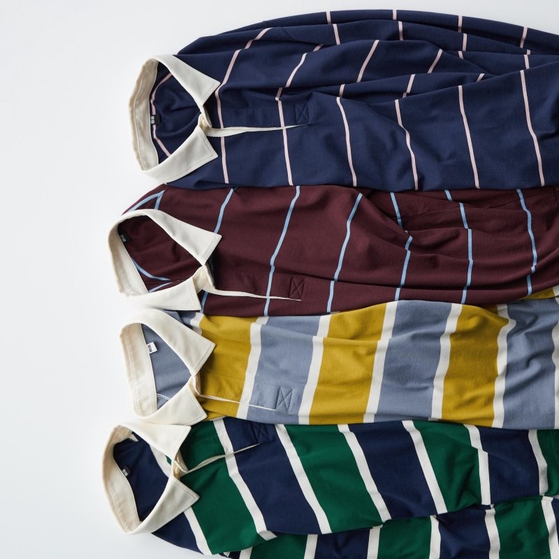 Uniqlo Rugger Long-sleeve Piketröja Herr Gula | 9566278