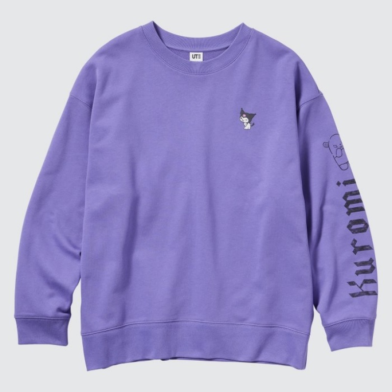 Uniqlo Sanrio characters Long-Sleeve Tröjor Dam Lila | 4007646