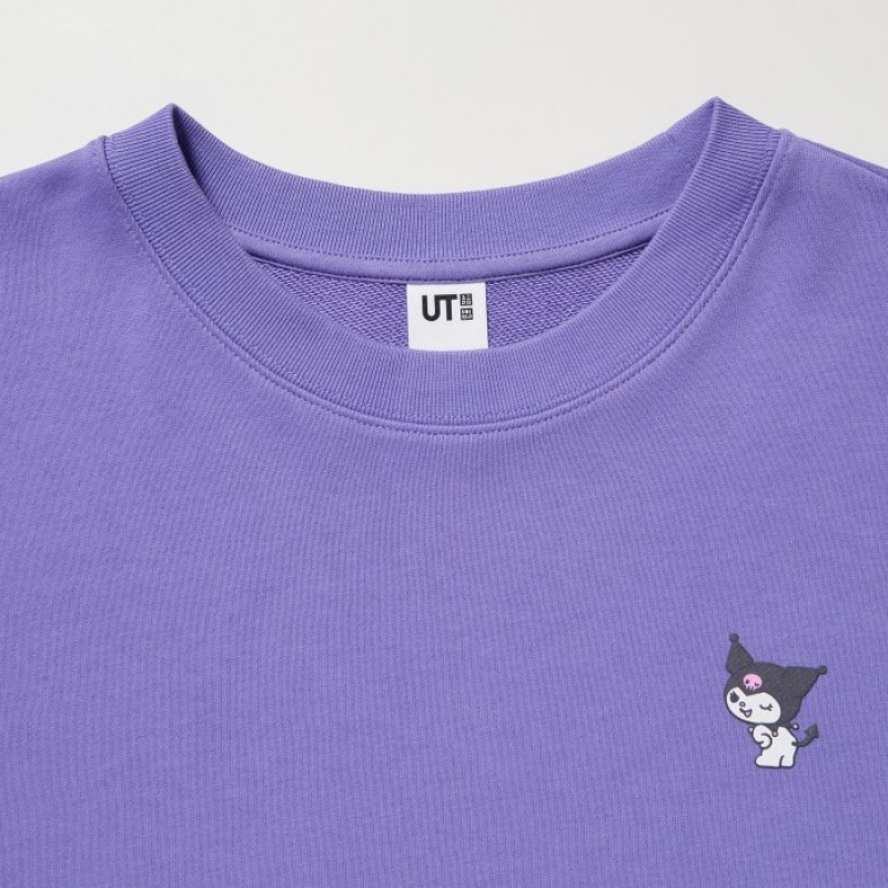 Uniqlo Sanrio characters Long-Sleeve Tröjor Dam Lila | 4007646