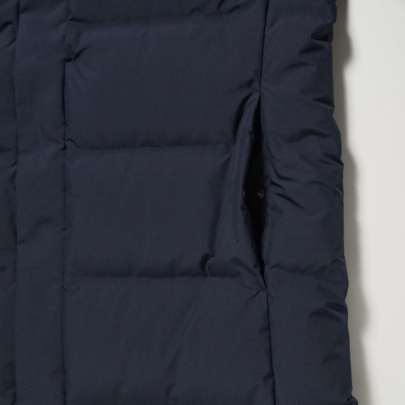 Uniqlo Seamless Down Rockar Herr Marinblå | 5508109