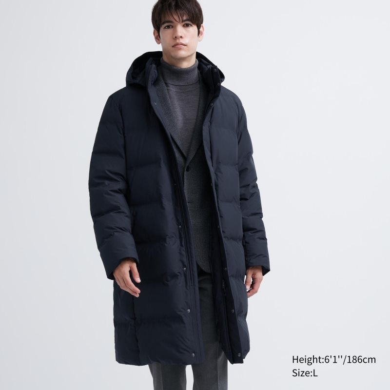 Uniqlo Seamless Down Rockar Herr Marinblå | 5508109