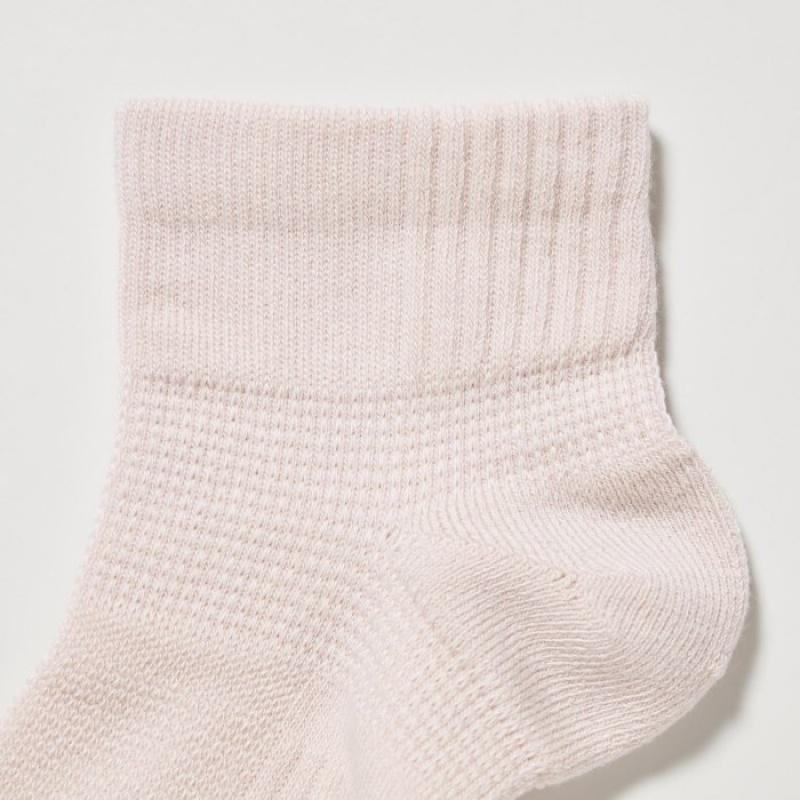 Uniqlo Short 3 Pack Sports/Piled Strumpor Dam Vita | 379406
