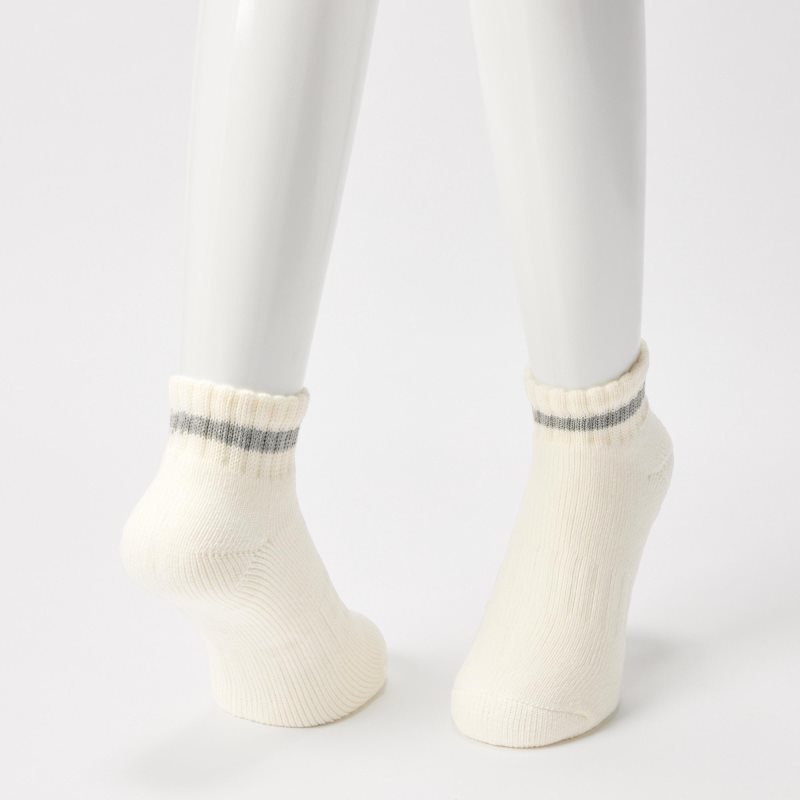 Uniqlo Soft Pile Short Strumpor Herr Vita | 7592139
