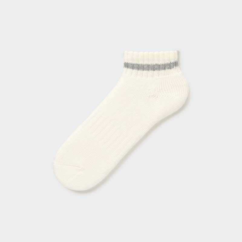 Uniqlo Soft Pile Short Strumpor Herr Vita | 7592139