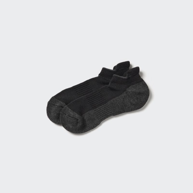 Uniqlo Sports Pile-lined Short Strumpor Herr Svarta | 2509889