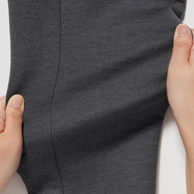Uniqlo Stretch Dry Sweat Long-sleeve Full-zip Hoodie Herr Grå | 5054723