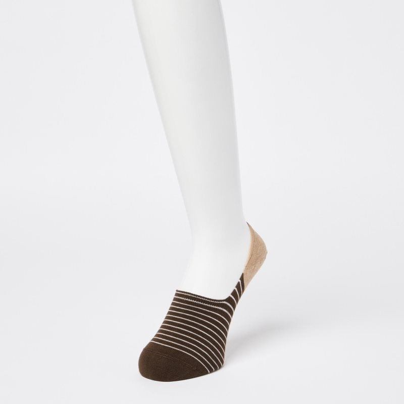 Uniqlo Striped Low Cut Strumpor Herr Bruna | 4629133