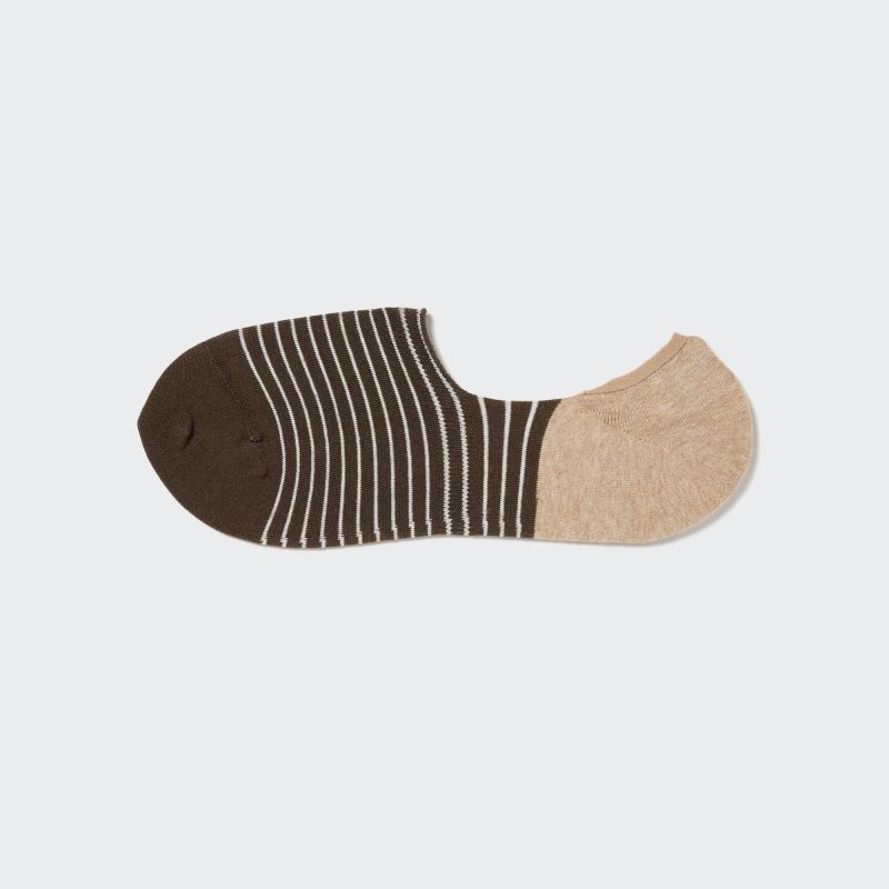 Uniqlo Striped Low Cut Strumpor Herr Bruna | 4629133