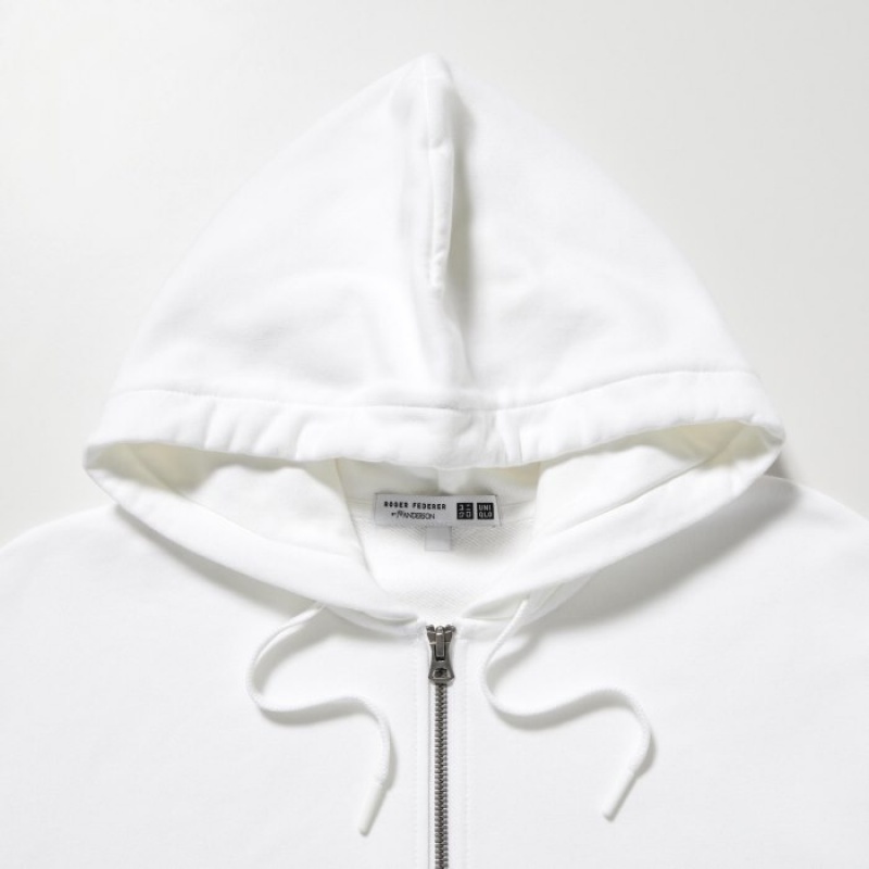 Uniqlo Sweat Full-zip Hoodie Dam Vita | 6120004