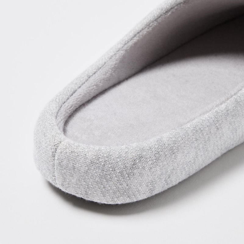 Uniqlo Sweat Jersey Rubber Sole Tofflor Herr Grå | 3568187