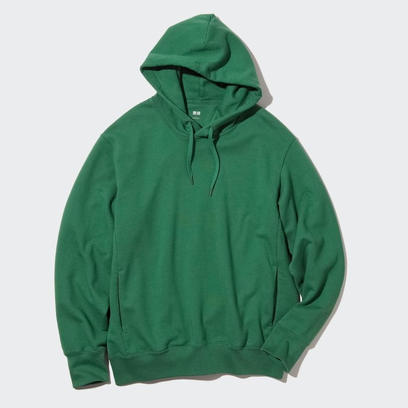 Uniqlo Sweat Pullover Long-sleeve Hoodie Herr Gröna | 8033339
