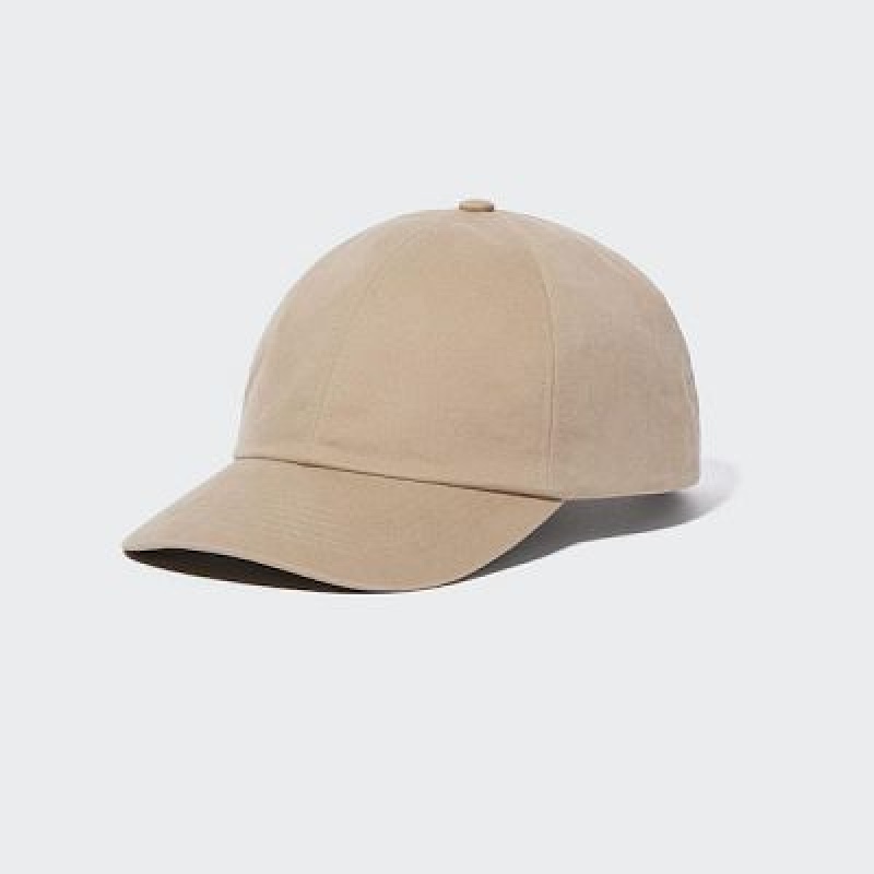 Uniqlo UV Protection Twill Kepsar Dam Beige | 9135435