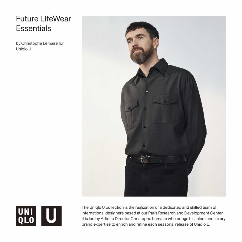 Uniqlo U AIRism Cotton Oversized Crew Neck Half-Sleeve T-shirt Herr Vita | 8581982