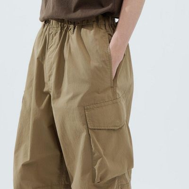 Uniqlo U Wide-Fit Parachute Cargo Byxor Dam Beige | 8183427