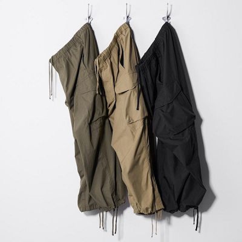 Uniqlo U Wide-Fit Parachute Cargo Byxor Dam Beige | 8183427