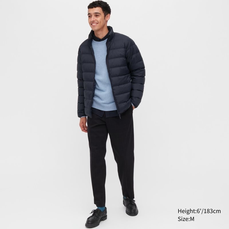 Uniqlo Ultra Light Down 3d Cut Narrow Quilt Jackor Herr Svarta | 2229026