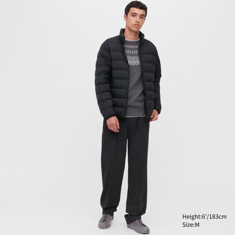 Uniqlo Ultra Light Down 3d Cut Narrow Quilt Jackor Herr Svarta | 2229026