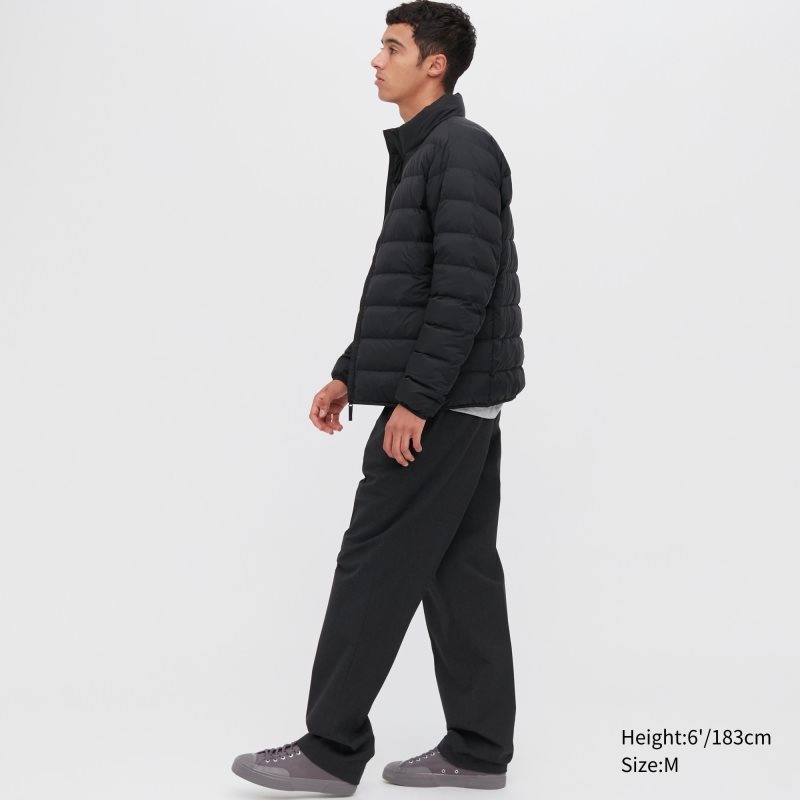 Uniqlo Ultra Light Down 3d Cut Narrow Quilt Jackor Herr Svarta | 2229026