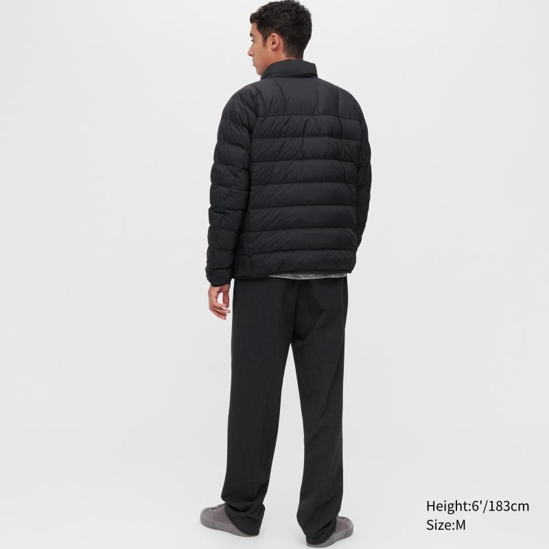 Uniqlo Ultra Light Down 3d Cut Narrow Quilt Jackor Herr Svarta | 2229026