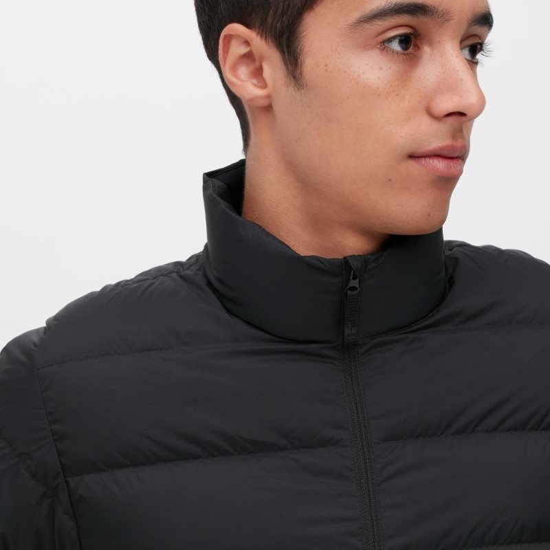 Uniqlo Ultra Light Down 3d Cut Narrow Quilt Jackor Herr Svarta | 2229026