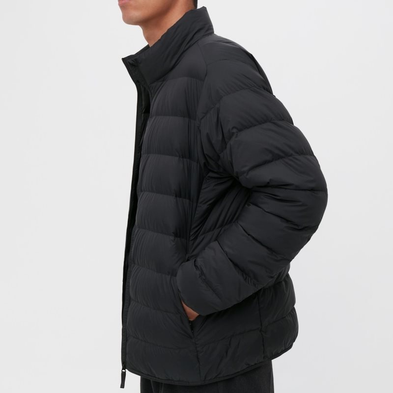 Uniqlo Ultra Light Down 3d Cut Narrow Quilt Jackor Herr Svarta | 2229026