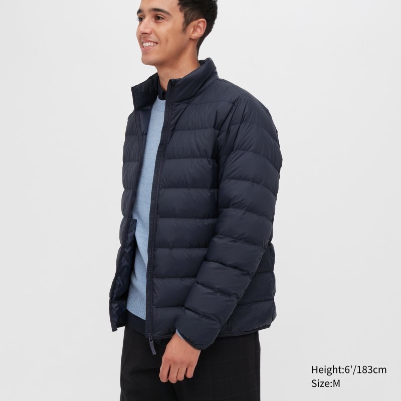 Uniqlo Ultra Light Down 3d Cut Narrow Quilt Jackor Herr Marinblå | 4679932