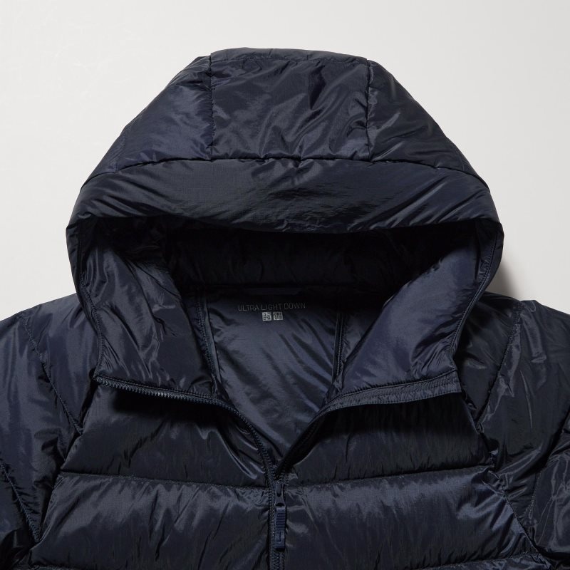 Uniqlo Ultra Light Down 3d Cut Parka Herr Marinblå | 2550668
