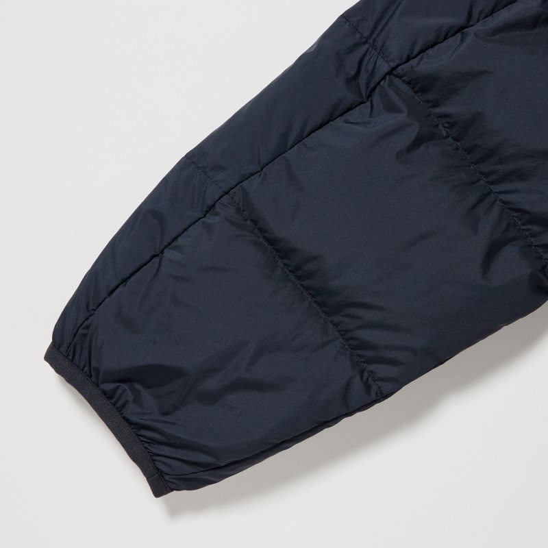 Uniqlo Ultra Light Down 3d Cut Wide Quilt Jackor Herr Beige | 6242397