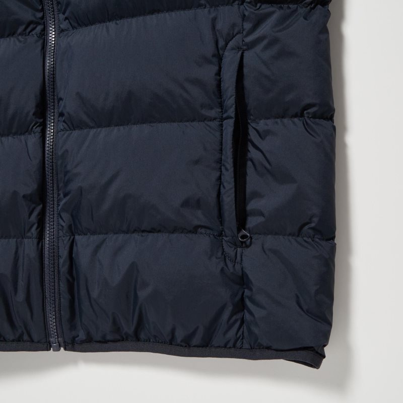 Uniqlo Ultra Light Down 3d Cut Wide Quilt Jackor Herr Marinblå | 662478