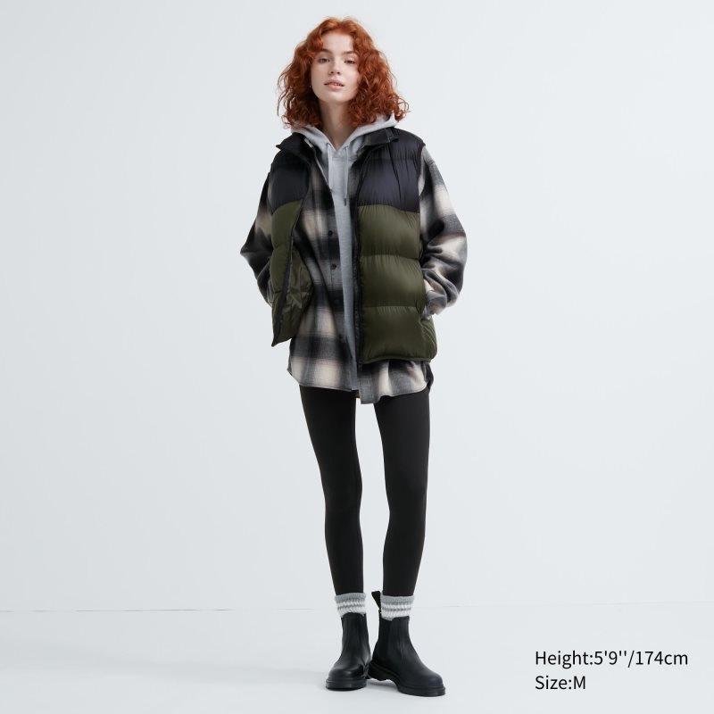 Uniqlo Ultra Light Down Color Block Väst Herr Bruna | 8035259