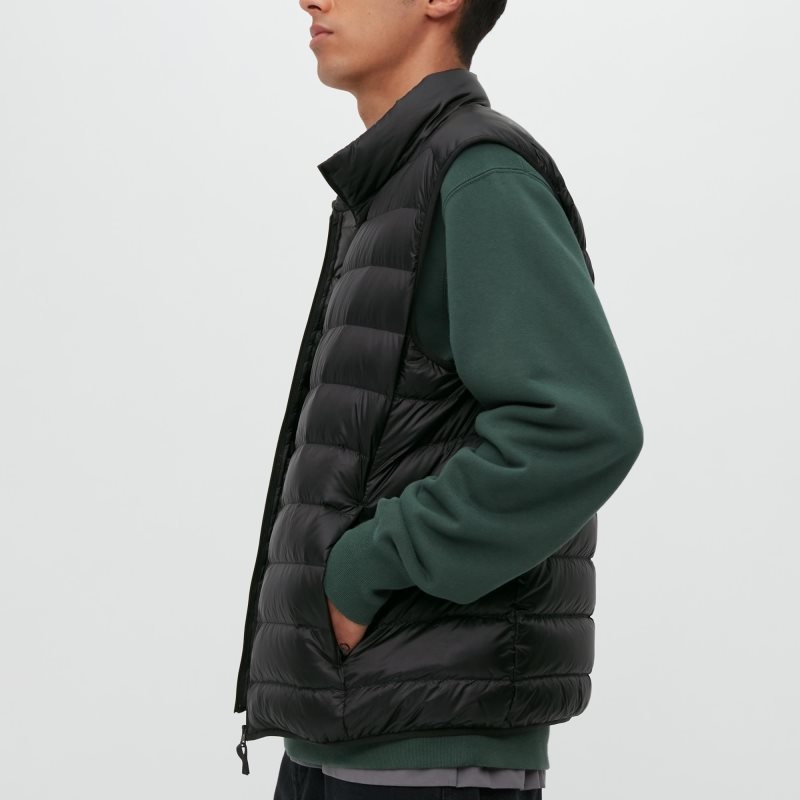 Uniqlo Ultra Light Down Narrow Quilt Väst Herr Svarta | 4746496