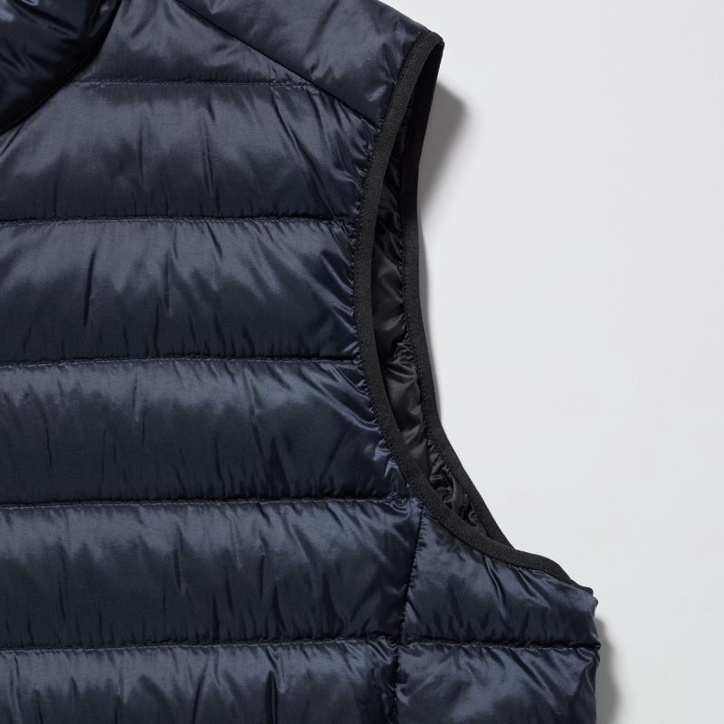 Uniqlo Ultra Light Down Narrow Quilt Väst Herr Marinblå | 1674654