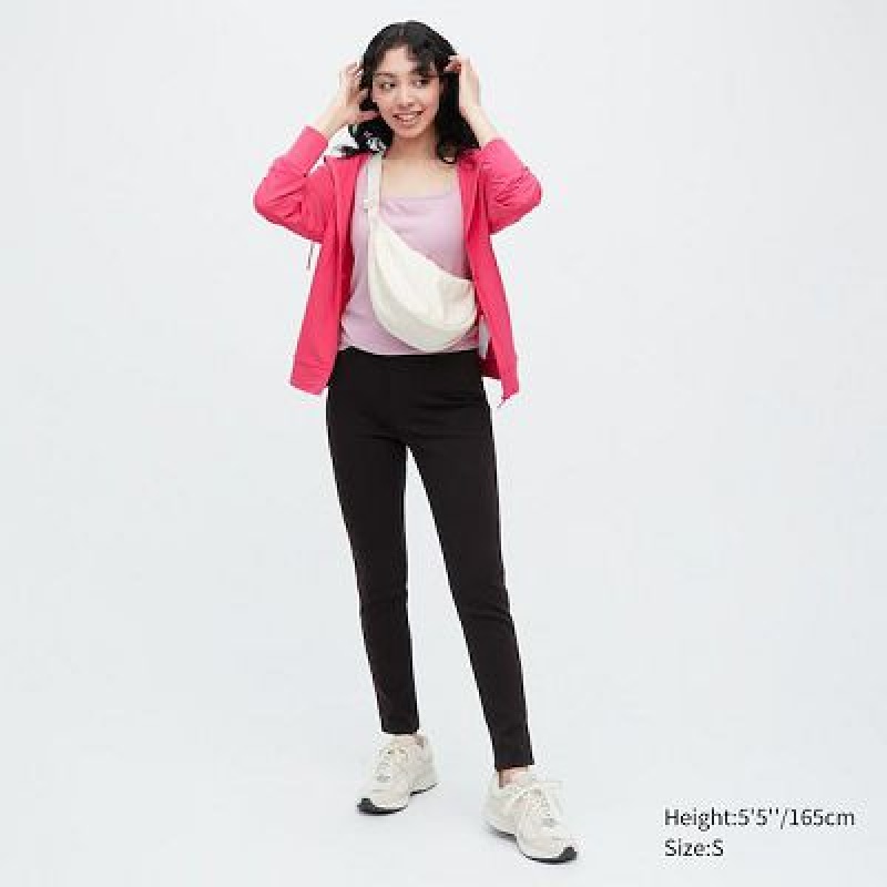 Uniqlo Ultra Stretch Leggings Dam Svarta | 647799