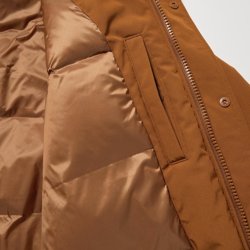 Uniqlo Ultra Warm Hybrid Down Rockar Herr Olivgröna | 4402392