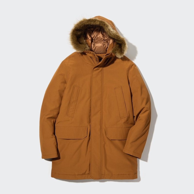 Uniqlo Ultra Warm Hybrid Down Rockar Herr Olivgröna | 4402392