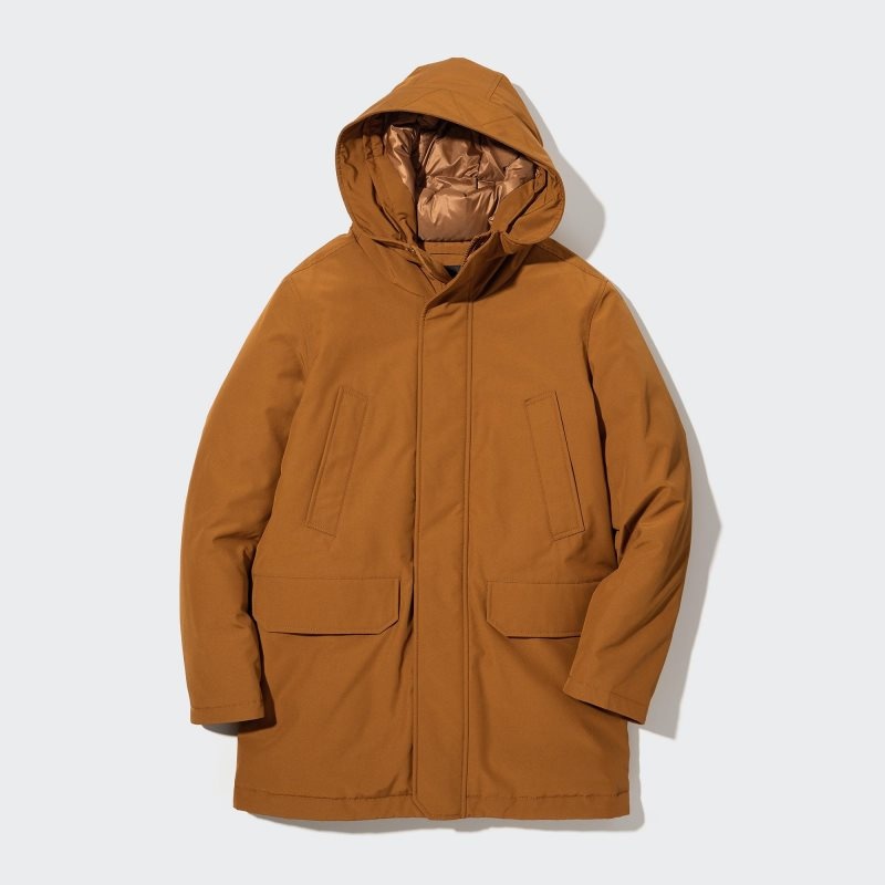Uniqlo Ultra Warm Hybrid Down Rockar Herr Olivgröna | 4402392