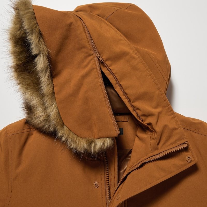 Uniqlo Ultra Warm Hybrid Down Rockar Herr Olivgröna | 4402392