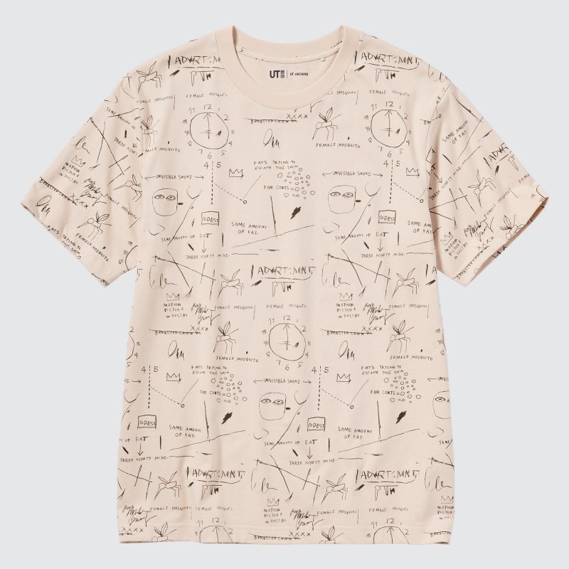 Uniqlo Ut Archive Ut Short Sleeve Graphic Jean-michel Basquiat T-shirt Herr Beige | 5127046