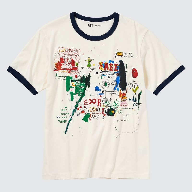 Uniqlo Ut Archive Ut Short Sleeve Graphic Jean-michel Basquiat T-shirt Herr Vita | 8601122