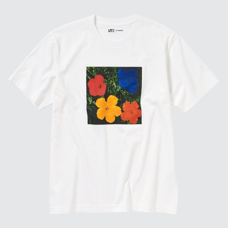 Uniqlo Ut Archive Ut Short Sleeve Graphic Andy Warhol T-shirt Herr Vita | 4386496