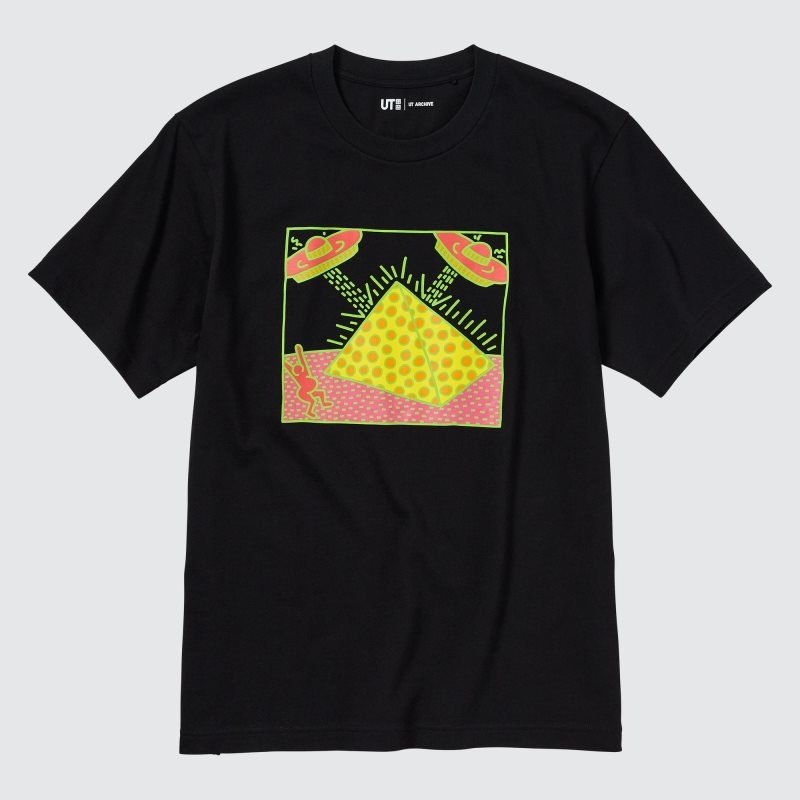 Uniqlo Ut Archive Ut Short Sleeve Graphic Keith Haring T-shirt Herr Svarta | 4167291