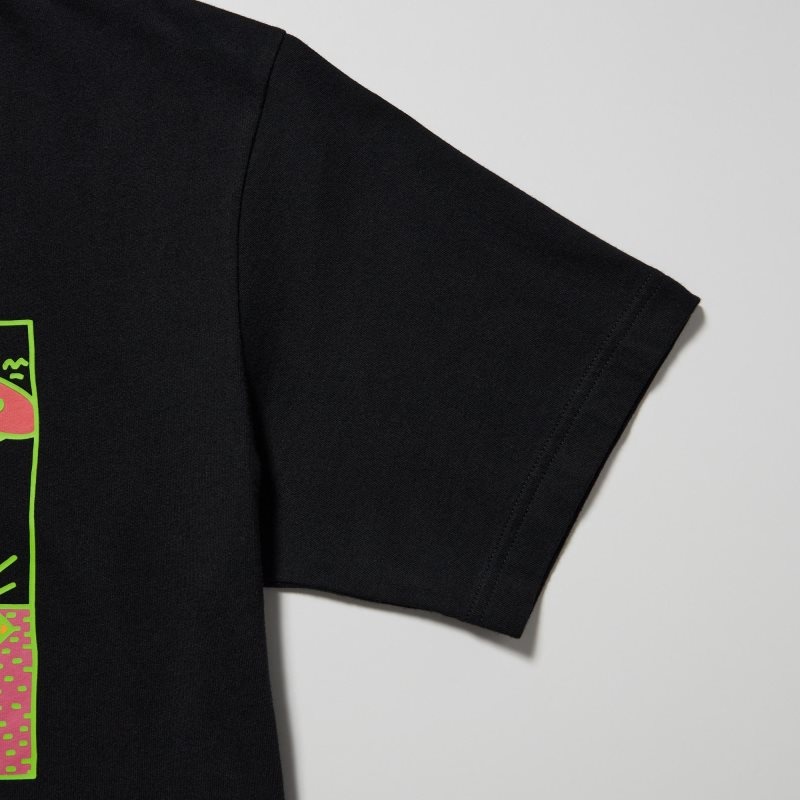 Uniqlo Ut Archive Ut Short Sleeve Graphic Keith Haring T-shirt Herr Svarta | 4167291